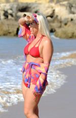 FRANKIE ESSEX in Bikini at a Beach in Portugal 08/30/2017