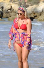 FRANKIE ESSEX in Bikini at a Beach in Portugal 08/30/2017
