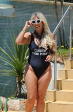 FRANKIE ESSEX in Swimsuit on Holiday in Portugal 08/27/2017