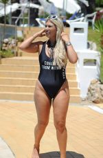 FRANKIE ESSEX in Swimsuit on Holiday in Portugal 08/27/2017
