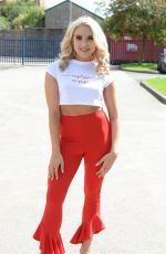 GABBY ALLEN Out and About in Manchester 08/15/2017