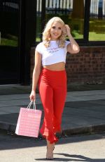 GABBY ALLEN Out and About in Manchester 08/15/2017