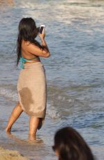GABRIELLE UNION in Swimsuit on the Beach in Mykonos 08/24/2017