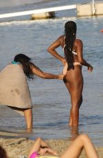 GABRIELLE UNION in Swimsuit on the Beach in Mykonos 08/24/2017