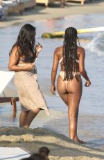 GABRIELLE UNION in Swimsuit on the Beach in Mykonos 08/24/2017