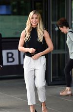 GEMMA ATKINSON Leaves BBC Breakfast Studio in Manchester 08/10/2017