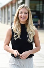 GEMMA ATKINSON Leaves BBC Breakfast Studio in Manchester 08/10/2017