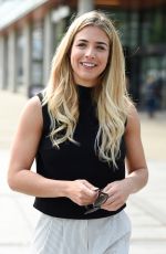 GEMMA ATKINSON Leaves BBC Breakfast Studio in Manchester 08/10/2017