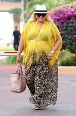 GEMMA COLLINS at The Only Way is Essex Cast in Marbella 08/08/2017