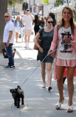 GEMMA OATEN Out with Her Dog in Chelsea 08/13/2017