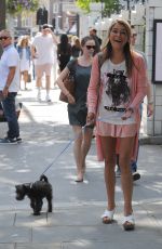 GEMMA OATEN Out with Her Dog in Chelsea 08/13/2017