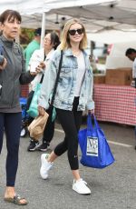 GENEVIEVE HANNELIUS at Farmers Market in Studio City 08/20/2017