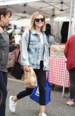 GENEVIEVE HANNELIUS at Farmers Market in Studio City 08/20/2017