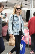 GENEVIEVE HANNELIUS at Farmers Market in Studio City 08/20/2017