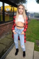 GEORGIA HARRISON Shooting for Lusula Fashion Brand in Manchester 08/22/2017