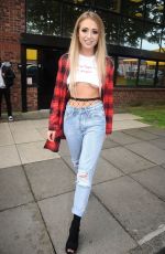 GEORGIA HARRISON Shooting for Lusula Fashion Brand in Manchester 08/22/2017
