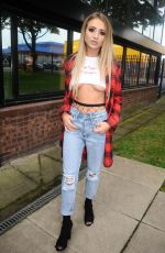 GEORGIA HARRISON Shooting for Lusula Fashion Brand in Manchester 08/22/2017