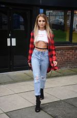 GEORGIA HARRISON Shooting for Lusula Fashion Brand in Manchester 08/22/2017