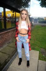 GEORGIA HARRISON Shooting for Lusula Fashion Brand in Manchester 08/22/2017