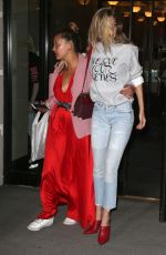 GIGI HADID Leaves Unicef Party at The Img Offices in New York 08/28/2017