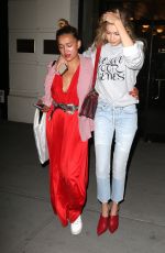 GIGI HADID Leaves Unicef Party at The Img Offices in New York 08/28/2017