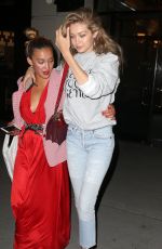 GIGI HADID Leaves Unicef Party at The Img Offices in New York 08/28/2017