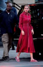 GIGI HADID on the Set of a Photoshoot at Mr. Chow in New York 07/31/2017