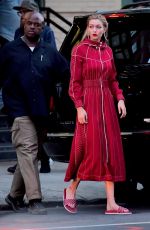 GIGI HADID on the Set of a Photoshoot at Mr. Chow in New York 07/31/2017