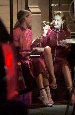 GIGI HADID on the Set of a Photoshoot at Mr. Chow in New York 07/31/2017