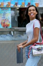 GIZELE OLIVEIRA Arrives at Victoria