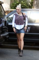 GWEN STEFANI Arrives at a Church in Los Angeles 08/06/2017
