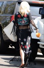 GWEN STEFANI at a Church in Los Angeles 08/13/2017