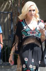 GWEN STEFANI at a Church in Los Angeles 08/13/2017