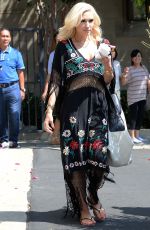 GWEN STEFANI at a Church in Los Angeles 08/13/2017