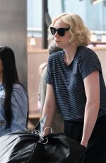 GWENDOLINE CHRISTIE at Heathrow Airport in London 07/30/2017