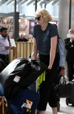 GWENDOLINE CHRISTIE at Heathrow Airport in London 07/30/2017