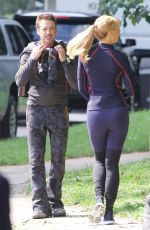 GWYNETH PALTROW on the Set of Avengers 4 in Fayetteville 08/22/2017