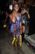 HAILEY BALDWIN and JUSTINE SKYE at Republic Records and Cadillac VMA After-party in West Hollywood 08/27/2017