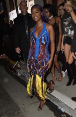 HAILEY BALDWIN and JUSTINE SKYE at Republic Records and Cadillac VMA After-party in West Hollywood 08/27/2017