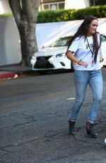 HAILEY BALDWIN Arrives at Zoe Conference Church Event in Los Angeles 08/06/2017