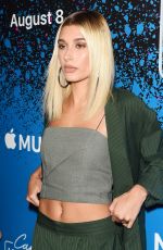 HAILEY BALDWIN at Carpool Karaoke Series Launch in Los Angeles 08/07/2017