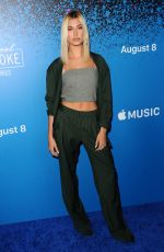 HAILEY BALDWIN at Carpool Karaoke Series Launch in Los Angeles 08/07/2017