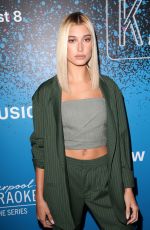 HAILEY BALDWIN at Carpool Karaoke Series Launch in Los Angeles 08/07/2017