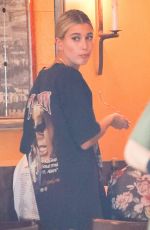 HAILEY BALDWIN in Fishnets Out in Manhattan 07/31/2017