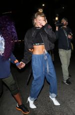 HAILEY BALDWIN Leaves Nice Guy Club in West Hollywood 08/23/2017