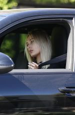 HAILEY BALDWIN Leaves Nine Zero One in West Hollywood 08/10/2017