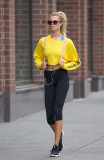 HAILEY CLAUSON Heading to a Gym in New York 08/19/2017