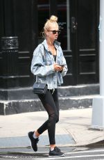 HAILEY CLAUSON Out and About in New York 08/09/2017