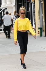 HAILEY CLAUSON Out and About in New York 08/14/2017