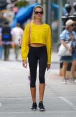 HAILEY CLAUSON Out and About in New York 08/14/2017